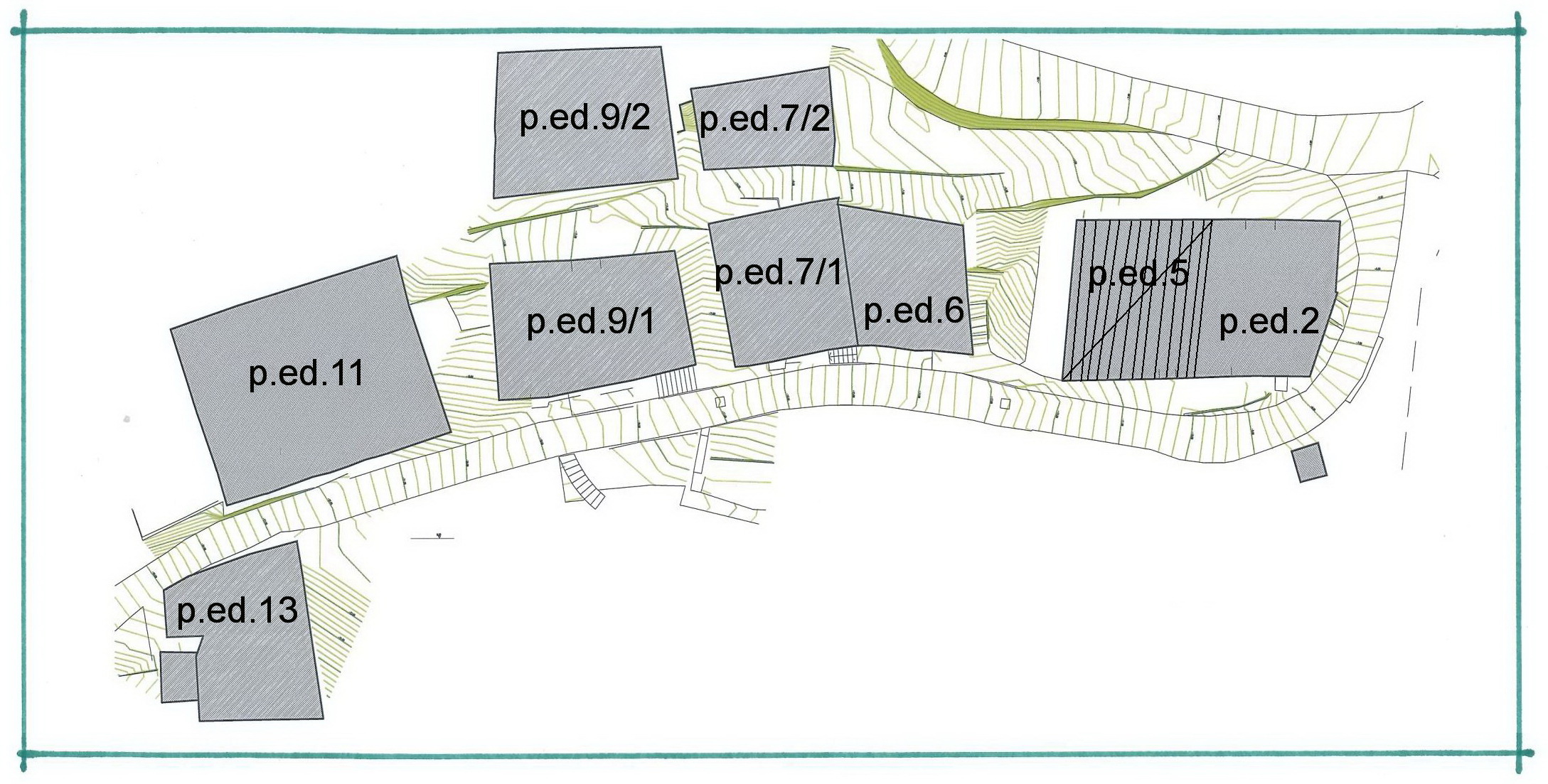 pianta p.ed.numerati senza disegno